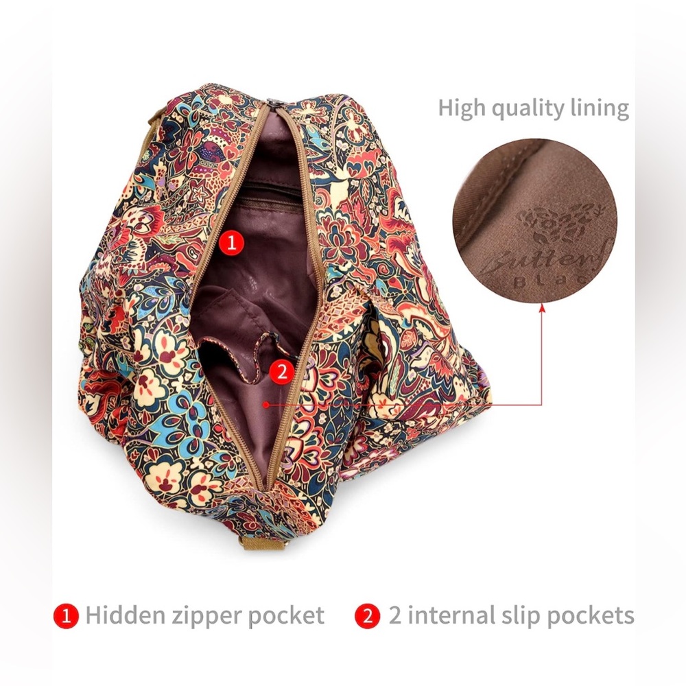Bohemian Backpack Purse - Picture 4 of 12